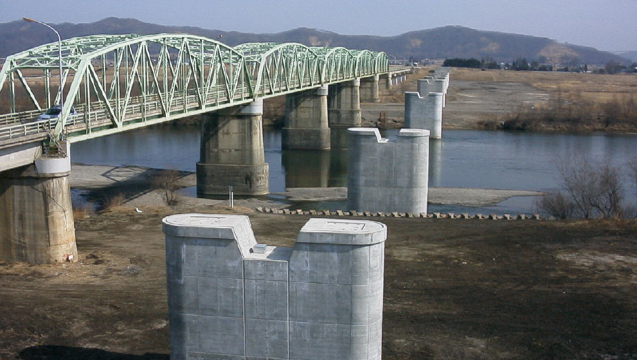 >一般国道 242 号幕別町　千代田大橋下部工事