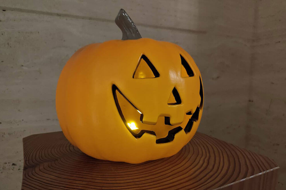 ライトアップかぼちゃが登場🎃
